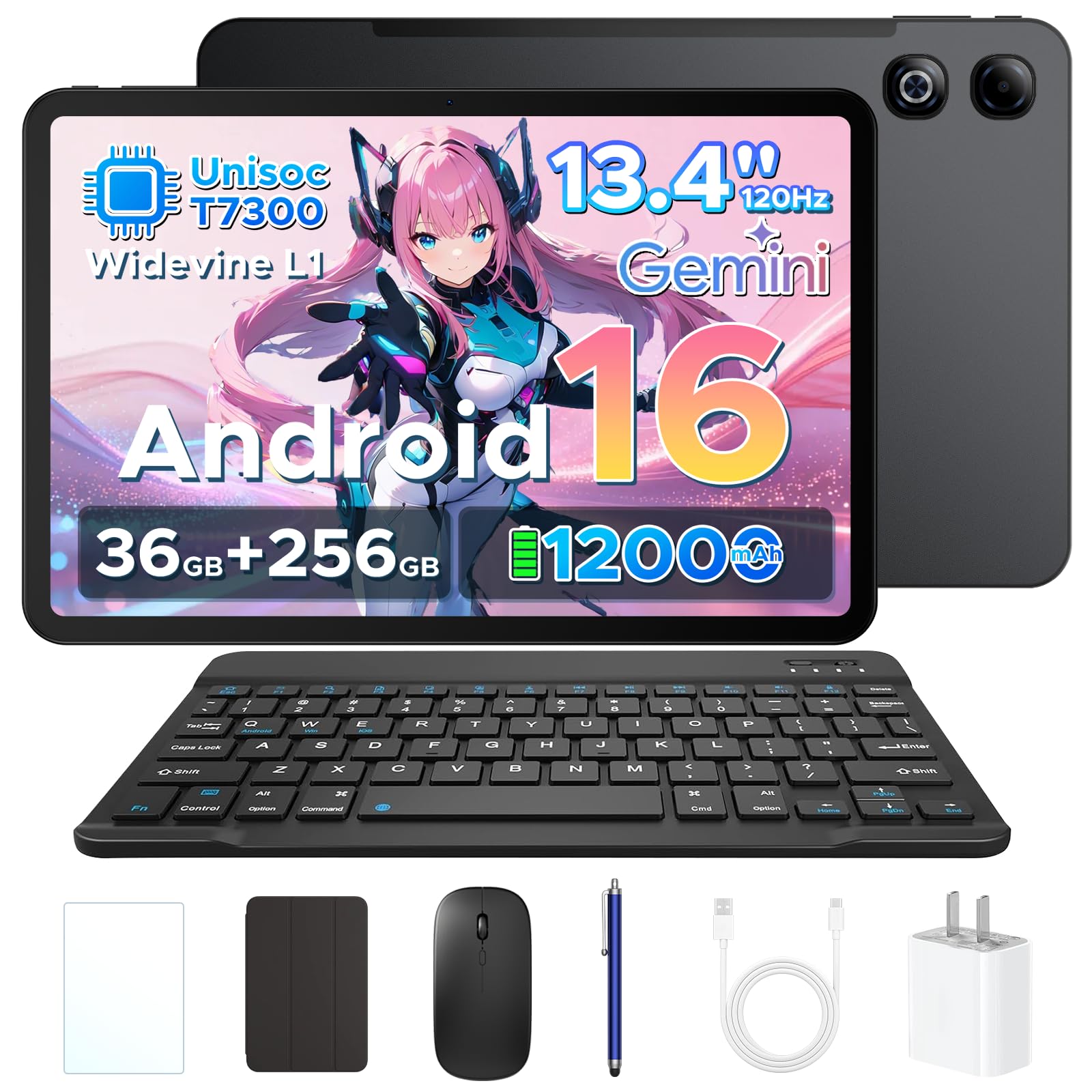 Android 16 タブレットU13 Pro 13.4インチ 2.4K大画面 Amazon.co.jp: 【Android 16 セット版 タブレット】U13 Pro 13.4インチ